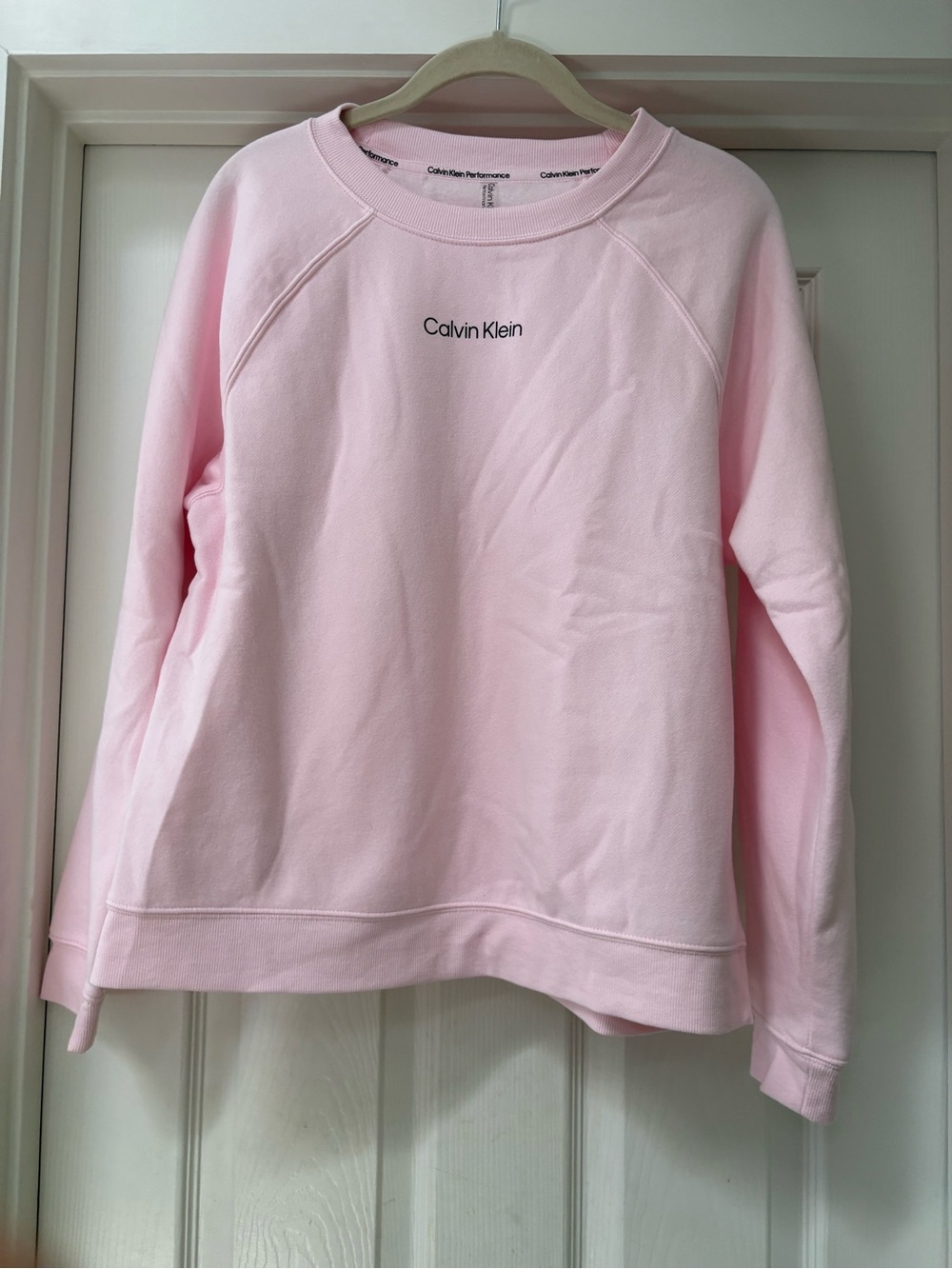 Calvin Klein Performance Light Pink Crewneck Sweatshirt